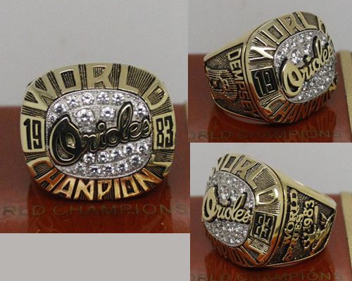 1983 MLB Championship Rings Baltimore Orioles World Series Ring
